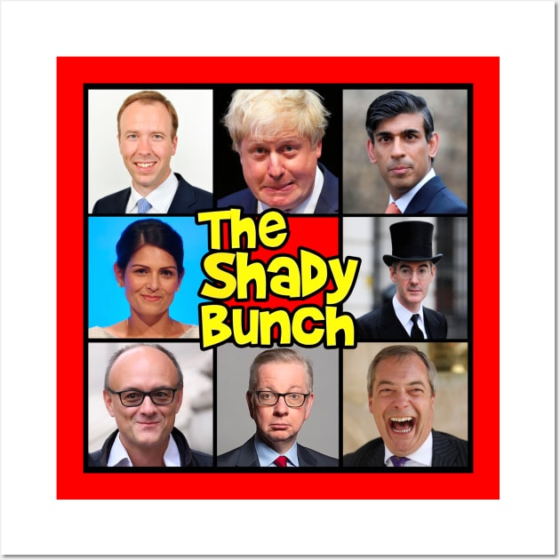 ANTI TORY - The Shady Bunch Wall Art by GoldenGear